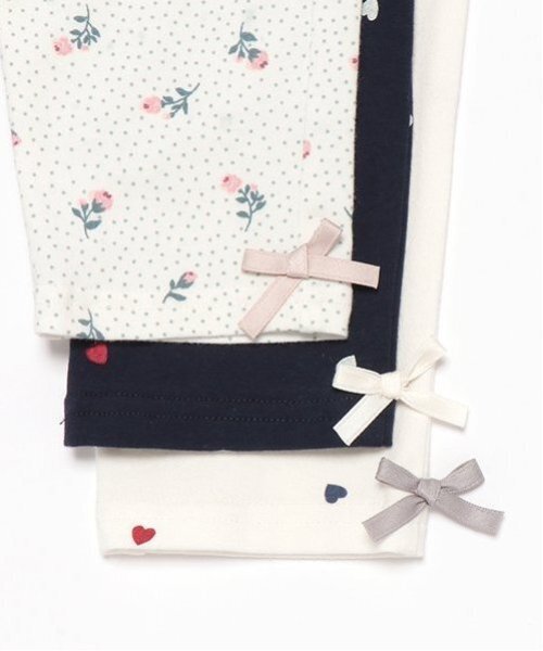 petit main（プティマイン）の「【プティプラ】GIRLS10分丈レギンス（レギンス/スパッツ・キッズ・マルチ/ブラック/オフホワイト/ピンク/キナリ/ネイビー/モカ・90cm/100cm/110cm/120cm/130cm/80ｃｍ）」の20枚目の写真