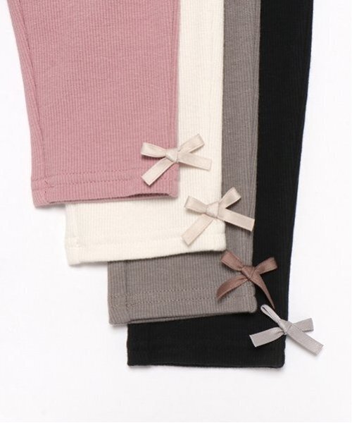 petit main（プティマイン）の「【プティプラ】GIRLS10分丈レギンス（レギンス/スパッツ・キッズ・マルチ/ブラック/オフホワイト/ピンク/キナリ/ネイビー/モカ・90cm/100cm/110cm/120cm/130cm/80ｃｍ）」の21枚目の写真