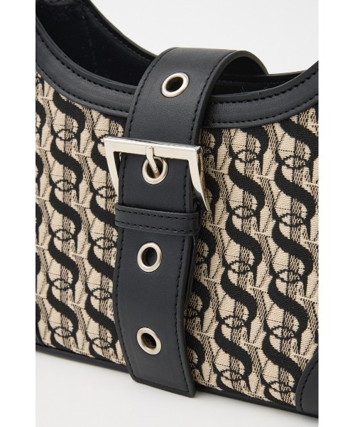 SLY（スライ）の「MONOGRAM JQ BELTED BAG モノグラム ジャガード ベルテッド バッグ（ショルダーバッグ・レディース・ブラック/ホワイト・FREE）」の18枚目の写真