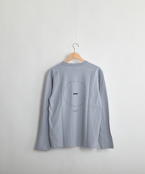 B'day(ビーデイ)の「ヘヴィウェイト天竺 プリント 長袖 クルーネック(Tシャツ/カットソー・レディース・ブラック/サックスブルー/ホワイト・LARGE/MEDIUM)」の3枚目の写真