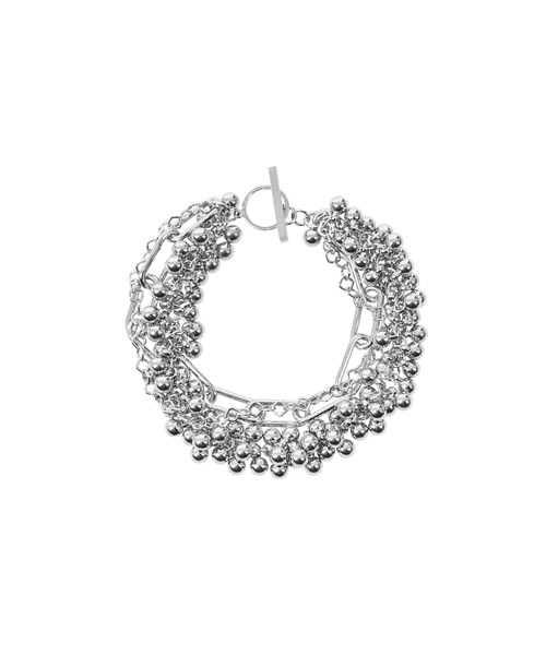 Narcissus(ナルシス)の「【Narcissus】ミックスモードブレス(ブレスレット・レディース・シルバー・FREE)」の1枚目の写真