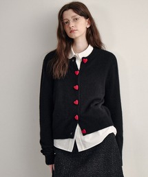 Fano Studios | ハートボタン ニットカーディガン FQ24S149【Fano Studios】(カーディガン/ボレロ)