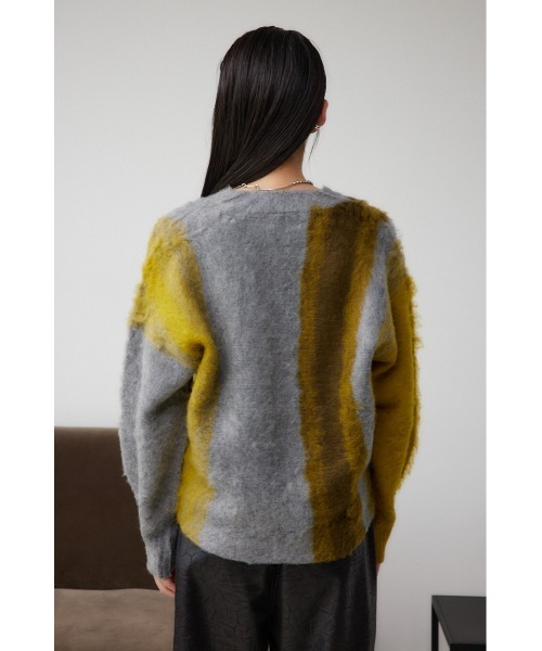 AZUL by moussy（アズールバイマウジー）の「グラデーションシャギーニットカーディガン（カーディガン/ボレロ・レディース・ブラウン系その他/グレー系その他/ブラック系その他・SMALL/MEDIUM）」の21枚目の写真