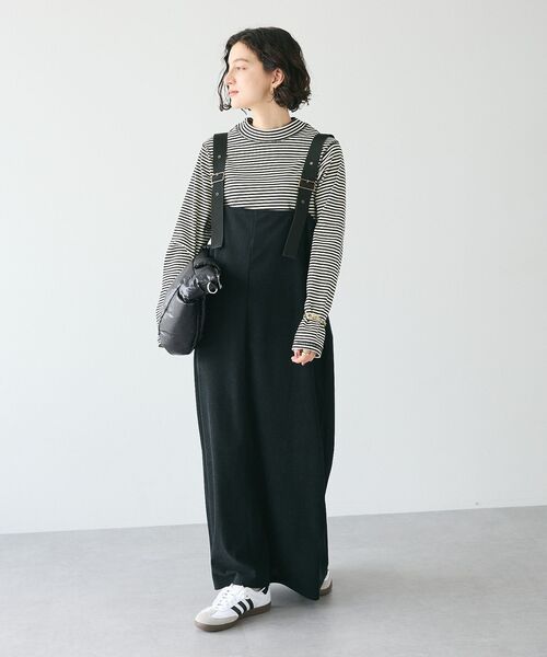 CRAFT STANDARD BOUTIQUE(クラフトスタンダードブティック)の「カットコーデュロイジャンスカ(ジャンパースカート・レディース・チャコールグレー/モカ/ブラック・FREE)」の2枚目の写真