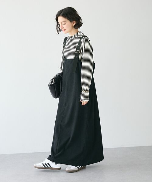 CRAFT STANDARD BOUTIQUE(クラフトスタンダードブティック)の「カットコーデュロイジャンスカ(ジャンパースカート・レディース・チャコールグレー/モカ/ブラック・FREE)」の19枚目の写真