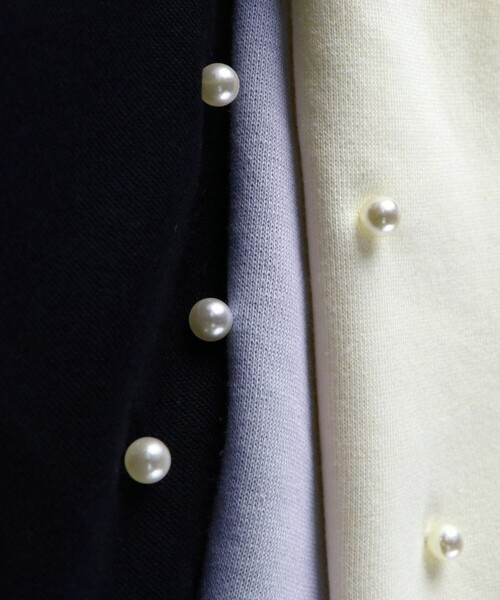 BRANSHES（ブランシェス）の「パール付きトレーナー（スウェット・キッズ・ラベンダー/ブラック/アイボリー・100/150/140/120/80/90/130/110）」の14枚目の写真