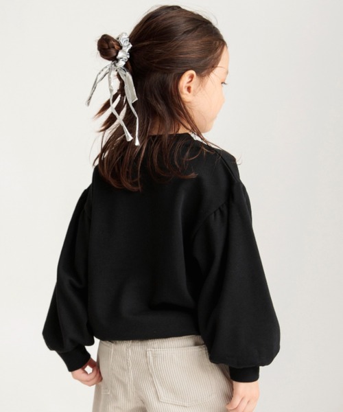 BRANSHES（ブランシェス）の「パール付きトレーナー（スウェット・キッズ・ラベンダー/ブラック/アイボリー・100/150/140/120/80/90/130/110）」の22枚目の写真