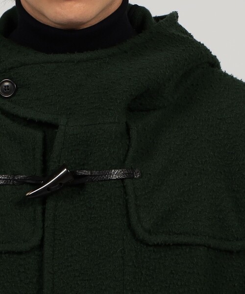 TOMORROWLAND （トゥモローランド）の「■【別注】GLOVERALL MONTY ナッピングウール ダッフルコート（ダッフルコート・メンズ・カーキ/ブラック/ブラウン・M/S）」の9枚目の写真