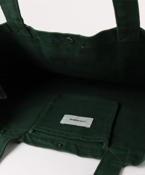 TCSS（ティーシーエスエス）の「TOTE BAG/Critical SlideクリティカルスライドTCSSブランドロゴプリント大容量トートバッグ（トートバッグ・メンズ・グリーン・FREE）」の2枚目の写真