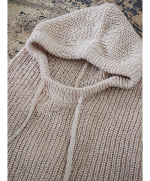 TRUNC（トランクエイティーエイト）の「Balaclava & Arm warmers SET（ニットキャップ/ビーニー・レディース・アイボリー・FREE）」の5枚目の写真
