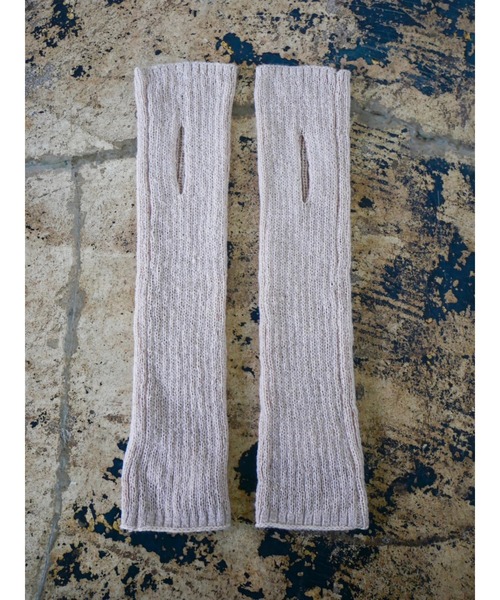 TRUNC（トランクエイティーエイト）の「Balaclava & Arm warmers SET（ニットキャップ/ビーニー・レディース・アイボリー・FREE）」の7枚目の写真