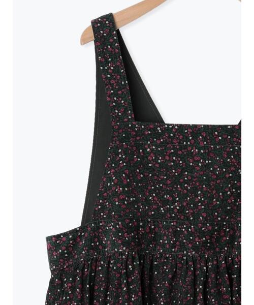 Samansa Mos2(サマンサ モスモス)の「【ゆべし×Samansa Mos2】前後2WAYジャンスカ(ワンピース・レディース・ブラック/グリーン/マスタード/ネイビー・F)」の6枚目の写真