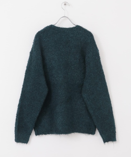 URBAN RESEARCH DOORS（アーバンリサーチドアーズ）の「MIXカラー ヘアリーニットカーディガン（カーディガン/ボレロ・メンズ・ブルー/チャコールグレー/ブラウン・MEDIUM/LARGE）」の16枚目の写真