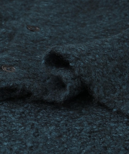 URBAN RESEARCH DOORS（アーバンリサーチドアーズ）の「MIXカラー ヘアリーニットカーディガン（カーディガン/ボレロ・メンズ・ブルー/チャコールグレー/ブラウン・MEDIUM/LARGE）」の17枚目の写真