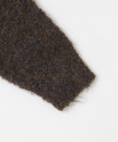 URBAN RESEARCH DOORS（アーバンリサーチドアーズ）の「MIXカラー ヘアリーニットカーディガン（カーディガン/ボレロ・メンズ・ブルー/チャコールグレー/ブラウン・MEDIUM/LARGE）」の18枚目の写真