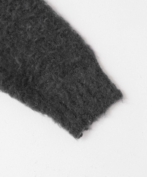 URBAN RESEARCH DOORS（アーバンリサーチドアーズ）の「MIXカラー ヘアリーニットカーディガン（カーディガン/ボレロ・メンズ・ブルー/チャコールグレー/ブラウン・MEDIUM/LARGE）」の19枚目の写真