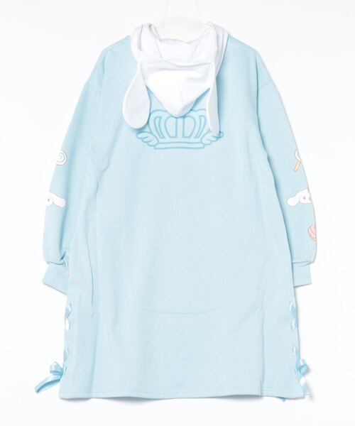 sanrio(サンリオ)の「親子お揃い サンリオ なりきるレースアップ 裏起毛ワンピース 9995A(ワンピース・レディース・ブラック/その他24/その他25/ライトブルー・F)」の18枚目の写真