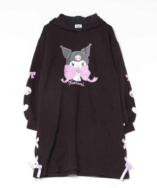sanrio(サンリオ)の「親子お揃い サンリオ なりきるレースアップ 裏起毛ワンピース 9995A(ワンピース・レディース・ブラック/その他24/その他25/ライトブルー・F)」の5枚目の写真