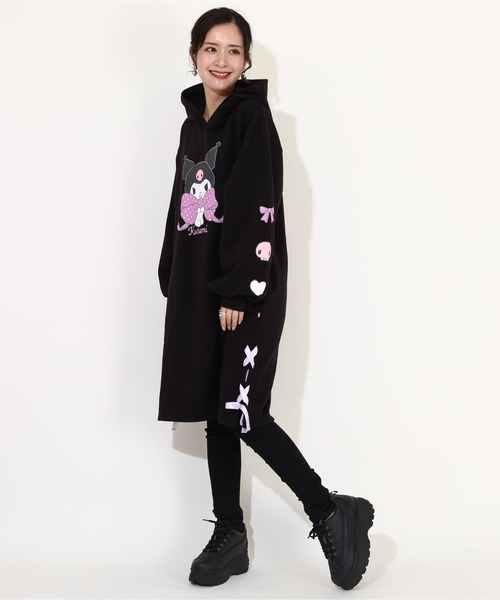 sanrio(サンリオ)の「親子お揃い サンリオ なりきるレースアップ 裏起毛ワンピース 9995A(ワンピース・レディース・ブラック/その他24/その他25/ライトブルー・F)」の14枚目の写真