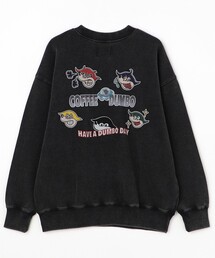 COFFEE DUMBO/コーヒーダンボ UFO SWEAT/バックプリント クルーネック スウェット