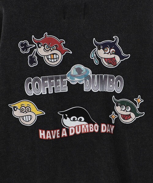 FREAK'S STORE(フリークスストア)の「COFFEE DUMBO/コーヒーダンボ UFO SWEAT/バックプリント クルーネック スウェット(スウェット・メンズ・ブラック/ホワイト・MEDIUM/LARGE/X-LARGE)」の7枚目の写真