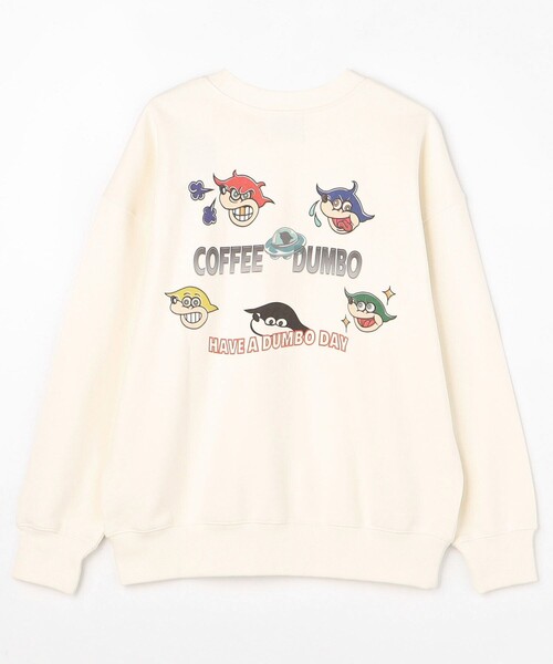 FREAK'S STORE(フリークスストア)の「COFFEE DUMBO/コーヒーダンボ UFO SWEAT/バックプリント クルーネック スウェット(スウェット・メンズ・ブラック/ホワイト・MEDIUM/LARGE/X-LARGE)」の10枚目の写真