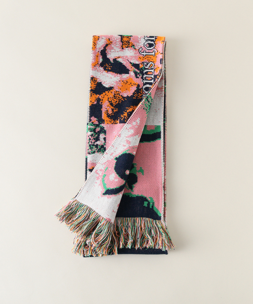 Montmartre New York モンマルトルニュ ヨ ク Pink Oeil Scarf S 70