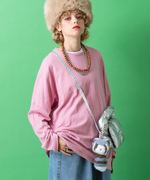 a.p.o.v.（エーピーオービー）の「a.p.o.v. オーバーサイズウォッシュスラブカットソー（Tシャツ/カットソー・メンズ・ホワイト/ブラック/グレー/イエロー/ピンク/カーキ/オレンジ/アイボリー/ターコイズブルー/ブルー/レッド/マスタード・ONESIZE）」の10枚目の写真