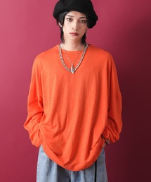 a.p.o.v. オーバーサイズウォッシュスラブカットソー