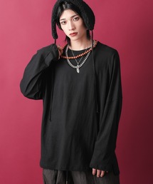 a.p.o.v. オーバーサイズウォッシュスラブカットソー