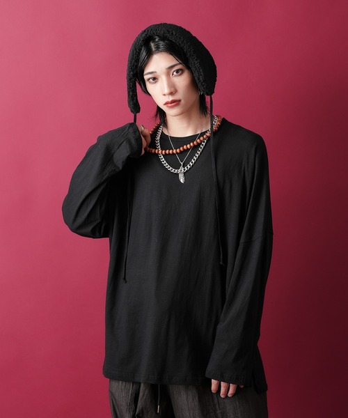 a.p.o.v.（エーピーオービー）の「a.p.o.v. オーバーサイズウォッシュスラブカットソー（Tシャツ/カットソー・メンズ・ホワイト/ブラック/グレー/イエロー/ピンク/カーキ/オレンジ/アイボリー/ターコイズブルー/ブルー/レッド/マスタード・ONESIZE）」の21枚目の写真