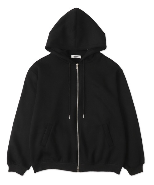 Figments（フィグメンツ）の「裏起毛ダブルZIPビッグパーカー（パーカー・レディース・ブラック/グレー・LARGE/X-LARGE）」の21枚目の写真