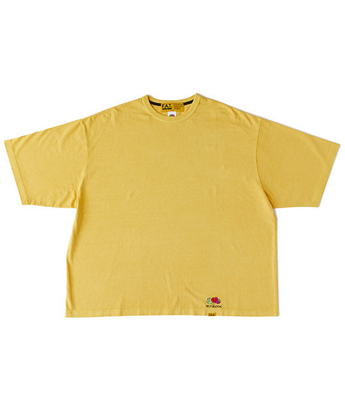 FAT（エフエイティー）の「FRUITMENTee（Tシャツ/カットソー・メンズ・チャコールグレー/ターコイズブルー/ホワイト/イエロー・TITCH(M)/SKINNY(L)/FAT(XL)/JUMBO(XXL)）」の4枚目の写真