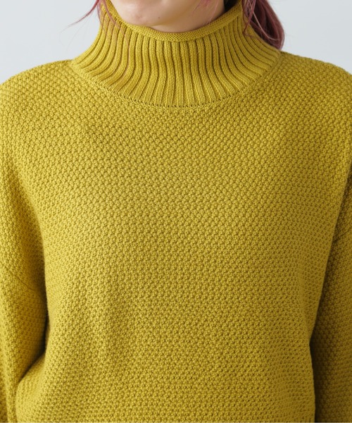 FREE'S MART（フリーズマート）の「鹿の子編みハイネックニット（ニット/セーター・レディース・ブルー系その他/イエロー/ホワイト/グレー・FREE）」の14枚目の写真