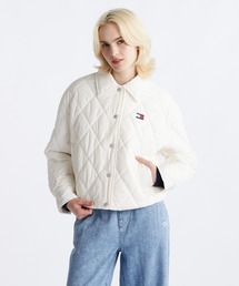 tommy jeans | クロップドキルティングジャケット(ブルゾン)