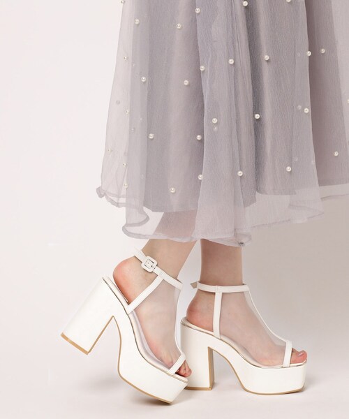 ESPERANZA(エスペランサ)の「【ラク盛り/サンダル】リピーター続出/脚長美脚 厚底ストラップサンダル(サンダル・レディース・アイボリー/ブラック系8/グレー系4/アイボリー系8/ブラック・LL/S/M/L)」の5枚目の写真