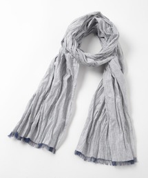 MEN'S BIGI | ストライプワッシャー加工ストール(ストール/ショール)