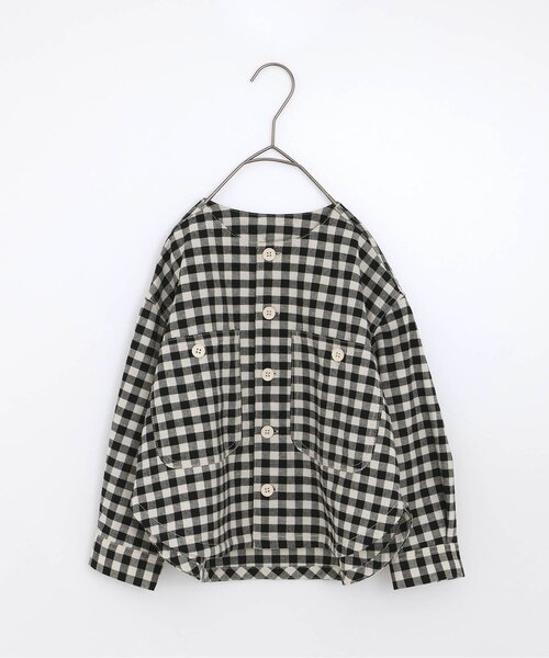 セール】【セットアップ可/ジュニア対応】ギンガムチェックとデニムの