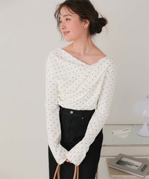 titivate（ティティベイト）の「オフショルダーロングスリーブTシャツ（Tシャツ/カットソー）」