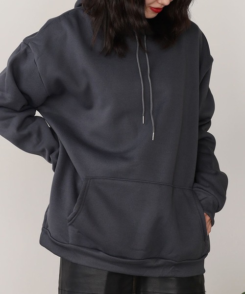 セール】Basic Pullover Hoodie Hoodie Solid Color / ベーシック プル