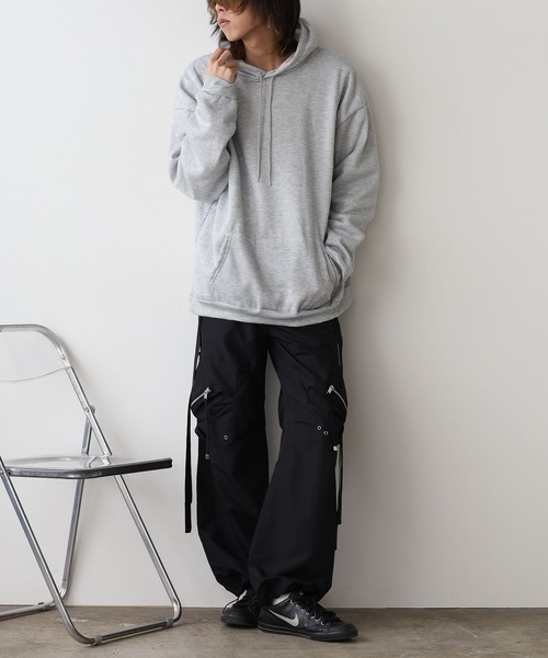 ROOPTOKYO（ループトウキョウ）の「Basic Pullover Hoodie Hoodie Solid Color / ベーシック プルオーバーパーカー フーディー 無地（パーカー・メンズ・ホワイト/チャコール/ブルー/グレー/ブラック・M/L/XL）」の22枚目の写真