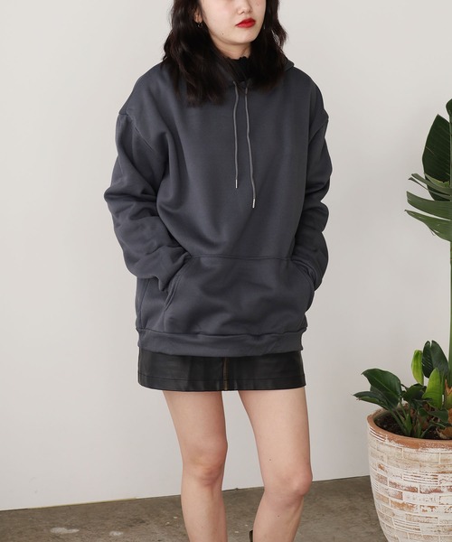セール】Basic Pullover Hoodie Hoodie Solid Color