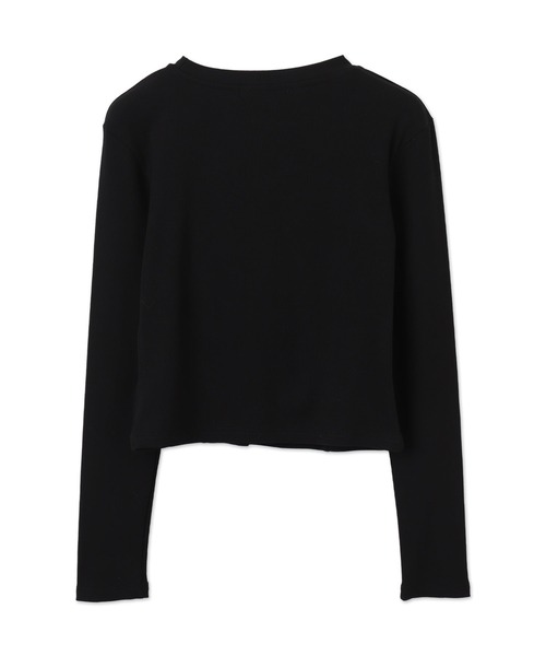 Figments(フィグメンツ)の「フェード加工メタルパッチプルオーバー(Tシャツ/カットソー・レディース・ブラック/ホワイト・FREE)」の11枚目の写真