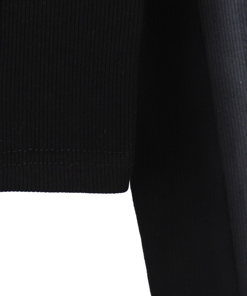 Figments(フィグメンツ)の「フェード加工メタルパッチプルオーバー(Tシャツ/カットソー・レディース・ブラック/ホワイト・FREE)」の14枚目の写真