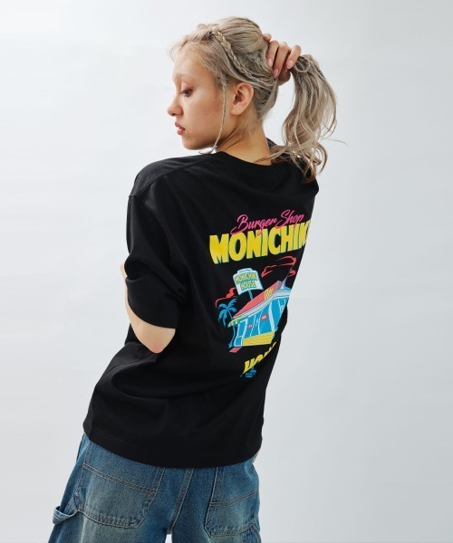 atmos pink(アトモスピンク)の「atmos pink x MONICHIKI HOUSE Address T-Shirt / アトモス ピンク モニチキ ハウス アドレス ティーシャツ 【SP】(Tシャツ/カットソー・レディース・ホワイト/ブラック/ピンク・L/M)」の12枚目の写真