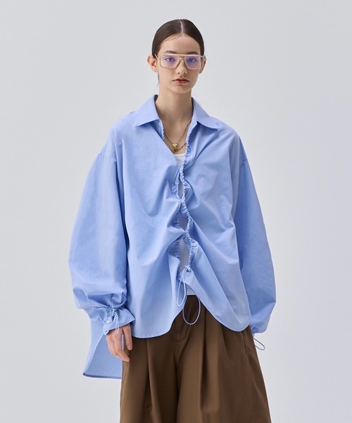 2WAY LOOSE VOLUME SLEEVE SHIRT / 2WAYルーズボリューム