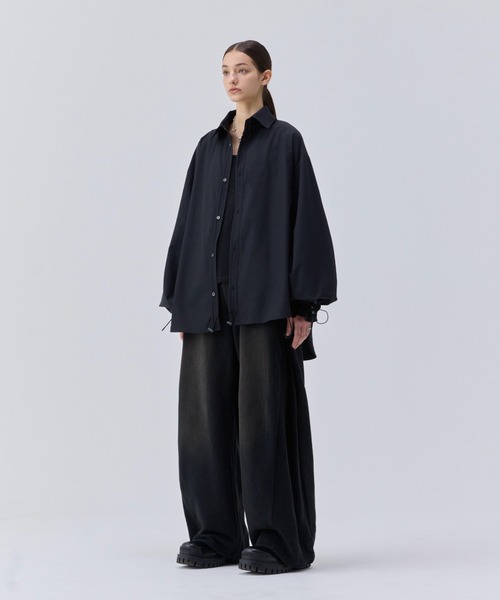 100 ％品質保証 VOLUME LOOSE 2WAY SLEEVE 2WAYルーズボリューム / SHIRT トップス
