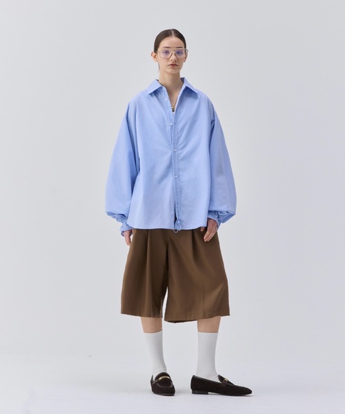 soerte ルーズボリュームスリーブシャツ 2WAY LOOSE VOLUME SLEEVE SHIRT / 2WAYルーズボリューム