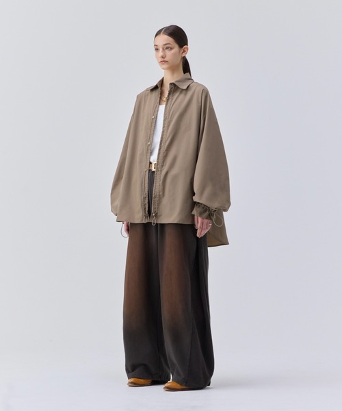 2025春の新作 SLEEVE VOLUME LOOSE 2WAY SHIRT 2WAYルーズボリューム / トップス