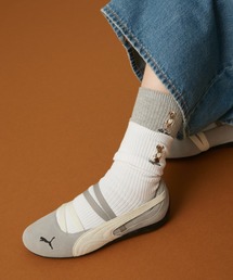 LILY BROWN | 【ZOZO限定アイテム】Lily Bearリブソックス(ソックス/靴下)